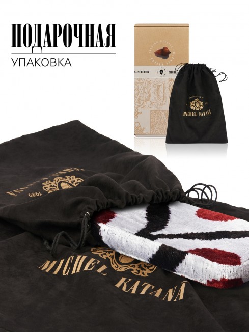 Шелковый (Бахмаль) Клатч-конверт-папка-косметичка AETERNA CONCORDIA! (Извечная Гармония) AETERNA CONCORDIA!_Thiny/S